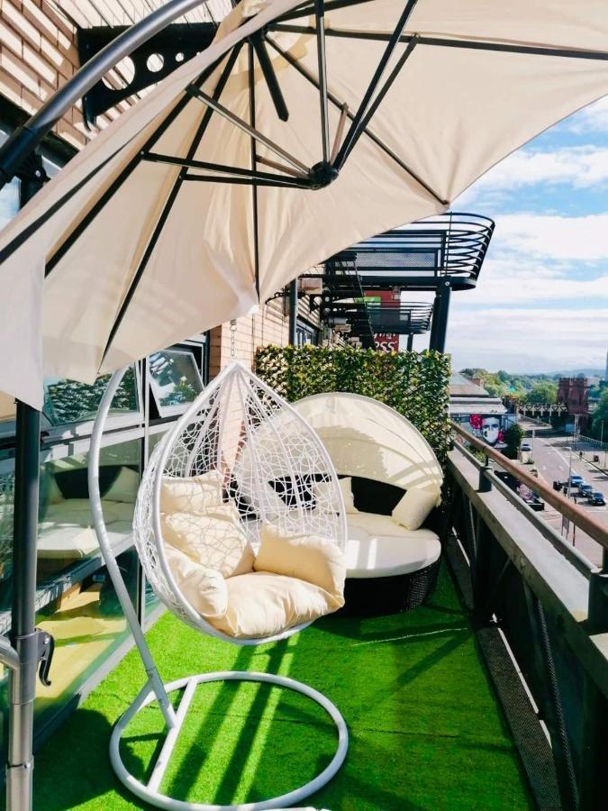 Glasgow City Centre G1 Penthouse With Riverviews - Duplex Dış mekan fotoğraf